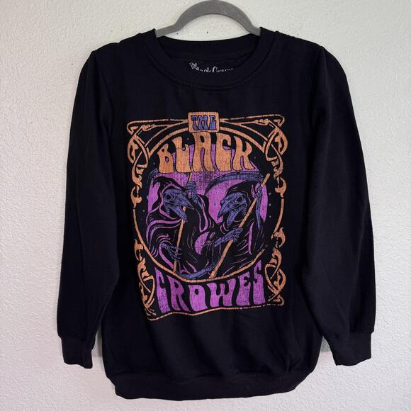 The Black Crowes Sweatshirt Womens Small Band Crewneck Grim Reap Graphic Sweater - Picture 1 of 8